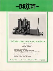 Coldstarting crude oil engines